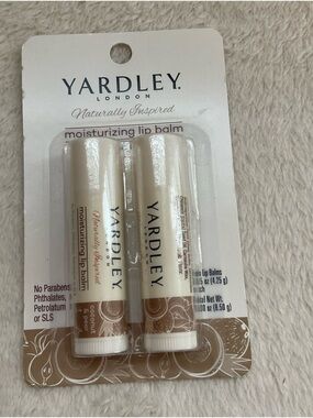 Yardley London Moisturizing Lip Balm Duo — Cream/Tan